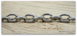 Nickel Oval 5mm x 8mm (1mm)  4m